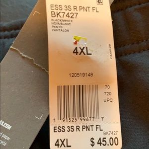 Adidas sweat joggers NWT size 4XL  black